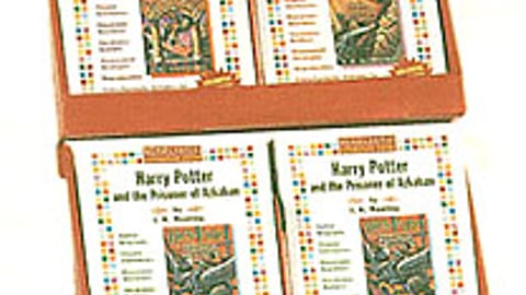 Harry Potter Books Display