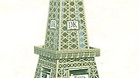 DK Eiffel Tower Display