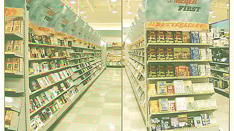 Meijer Store Books Display