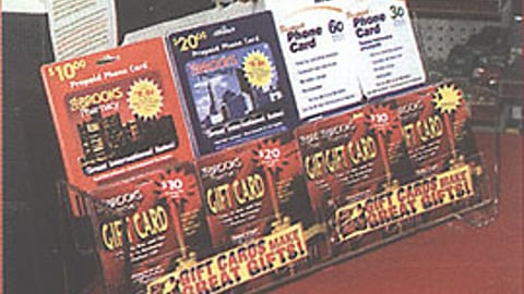 Prepaid Phone Cards Display
