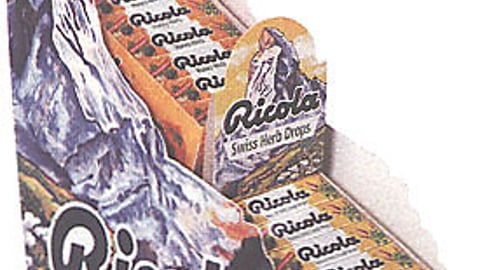 Ricola Two Box Counter Unit