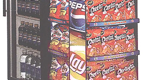 Pepsi Cooler Power Endcap