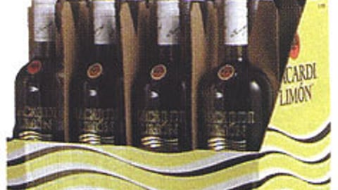 Bacardi Limon Case Card