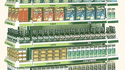 Publix Cold and Flu Display