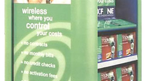 Prepaid Wireless Floor Kiosk