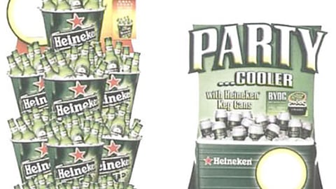 Heineken BYOB Display