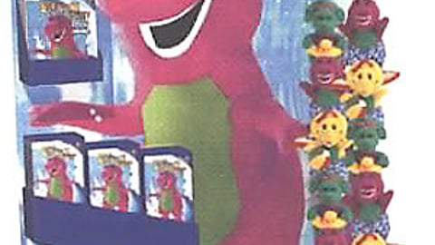 Barney's Beach Party Video Display