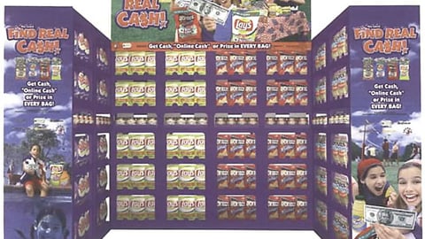 Frito-Lay Find Real Cash Lobby Display