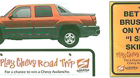 Colorado State Lottery Chevrolet Display