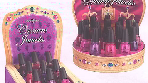 Crown Jewels Nail Lacquer Display