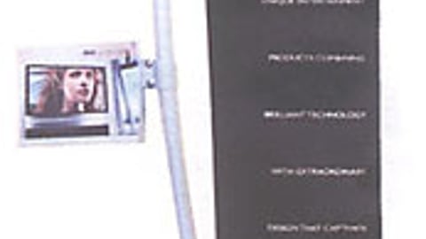 RCA Scenium Freestanding Banner