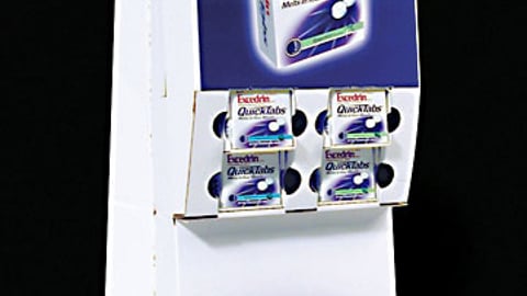 Excedrin Quicktabs Floorstand