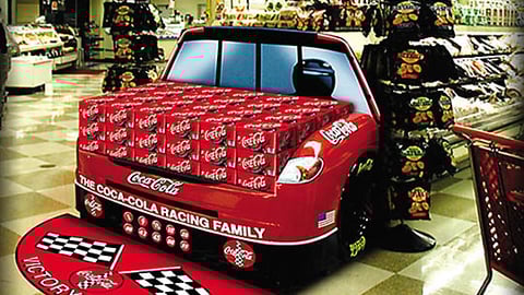 Coca-Cola Indoor NASCAR Display