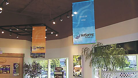 HotSpring Spa Signage