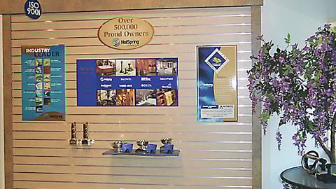 HotSpring Spa Slatwall