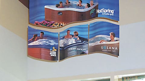 HotSpring Spa Signage