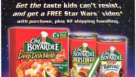 Chef Boyardee 'Star Wars' FSI
