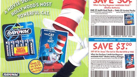 Rayovac 'Cat in the Hat' FSI