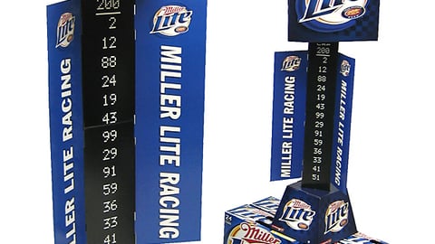 Miller Lite Racing Leader Board
