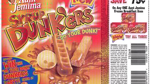 Aunt Jemima Dunk'ers FSI