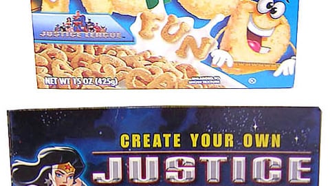 Post Cereals 'Justice League' Packaging