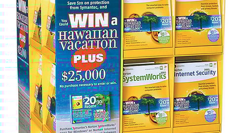 Symantec Summer Pallet Display