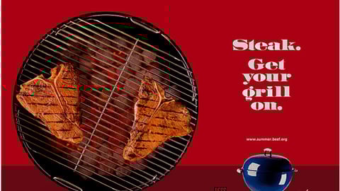 National Cattlemen's Animated Floor Cling