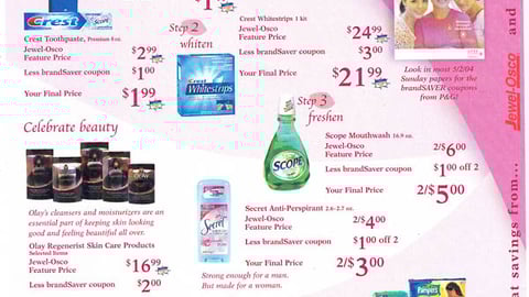 Jewel 'brandSaver' FSI