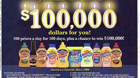 French's Instant-Win FSI