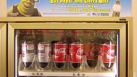 Sierra Mist 'Shrek 2' Candy Dispenser Signage