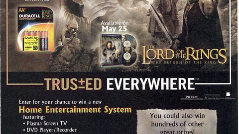 Duracell  <I>The Return of the King</I> FSI