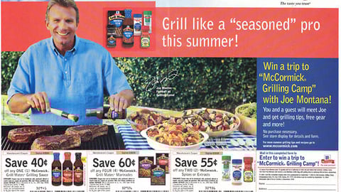 McCormick Joe Montana FSI