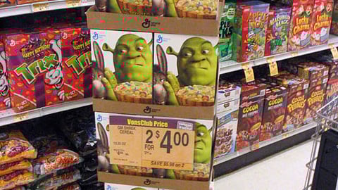 General Mills 'Shrek' Cereal Stack