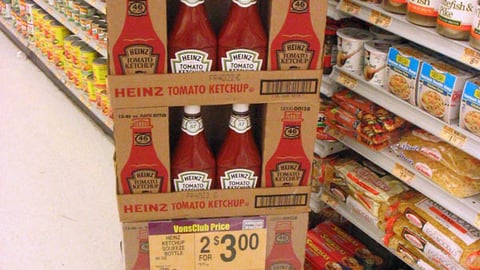 Heinz Ketchup Case Stack