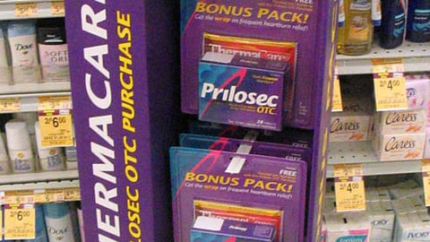 Prilosec Bonus Pack Floorstand