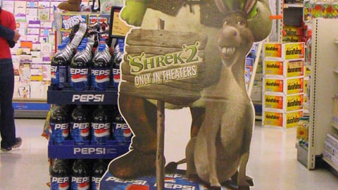 Pepsi 'Shrek 2' Standee