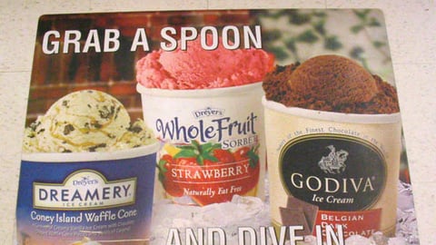 Dreyer's Floor Cling