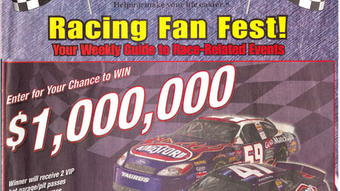 Jewel-Osco Racing Fan Fest Flyer