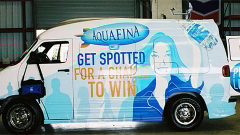 Aquafina Pure Luck Van