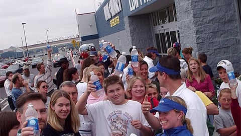 Aquafina Pure Luck Event at Wal-Mart