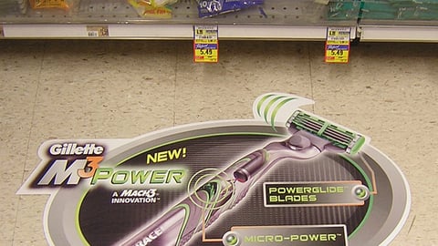 Gillette M3 Power Floor Cling