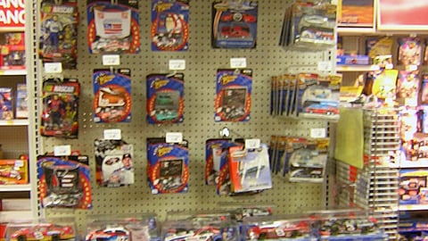 Toys "R" Us NASCAR Endcap