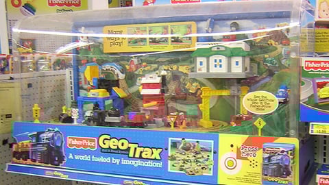 Fisher-Price GeoTrax Interactive Shelf Display