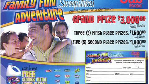 Cub Foods/Clorox Co-equity FSI