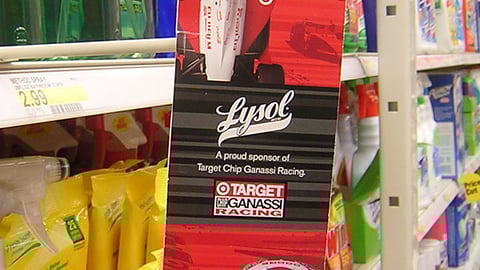 Target/Lysol Chip Ganassi Racing Team Sign
