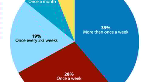 Frequency of Shopping in Dollar Stores