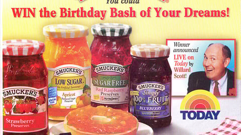 Smucker's Willard Scott FSI