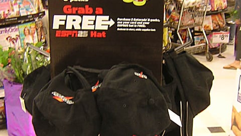 Gatorade ESPN Hat Offer Sign