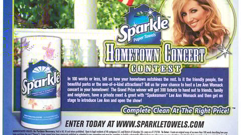 Sparkle 'Hometown Concert' FSI