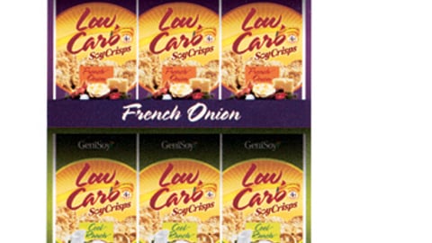GeniSoy Low-Carb Soy Crisps Floorstand